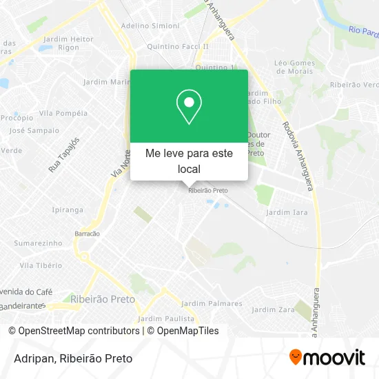Adripan mapa