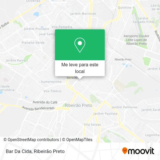 Bar Da Cida mapa