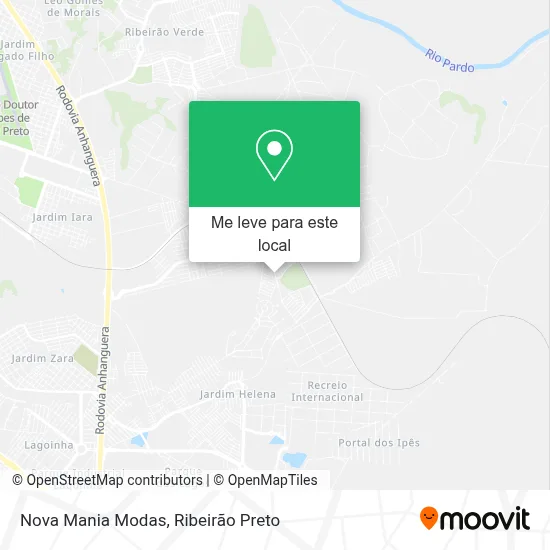 Nova Mania Modas mapa