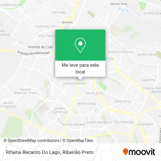 Rifaina Recanto Do Lago mapa