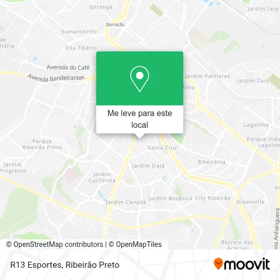 R13 Esportes mapa