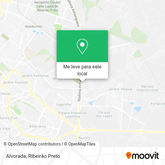 Alvorada mapa