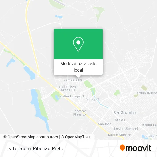 Tk Telecom mapa