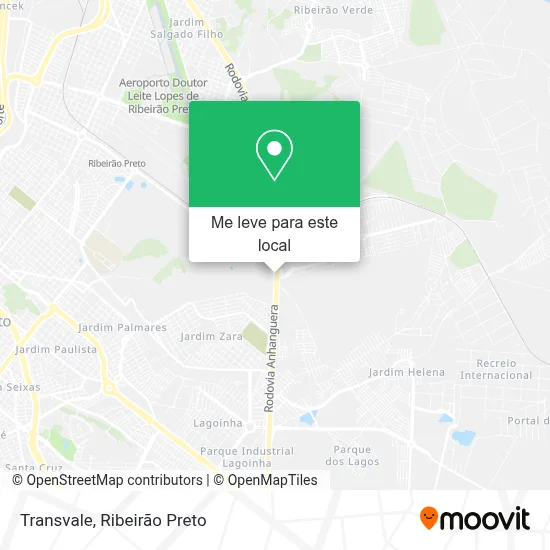 Transvale mapa