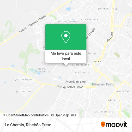 Le Chemin mapa