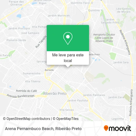 Arena Pernambuco Beach mapa