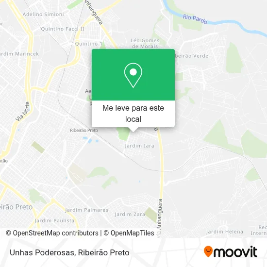 Unhas Poderosas mapa