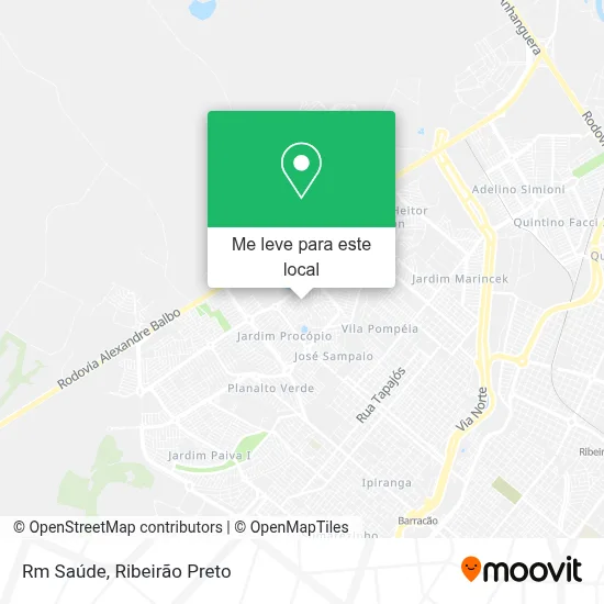 Rm Saúde mapa