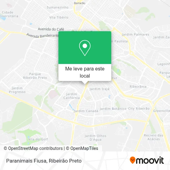 Paranimais Fiusa mapa