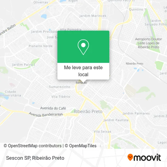 Sescon SP mapa