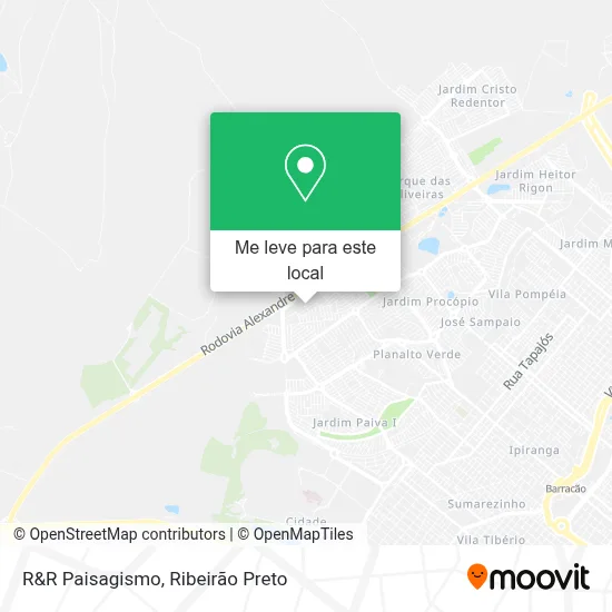 R&R Paisagismo mapa