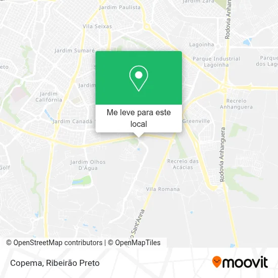 Copema mapa
