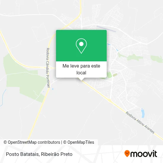 Posto Batatais mapa