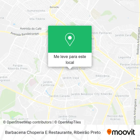 Barbacena Choperia E Restaurante mapa