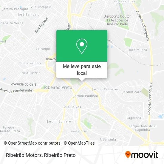 Ribeirão Motors mapa