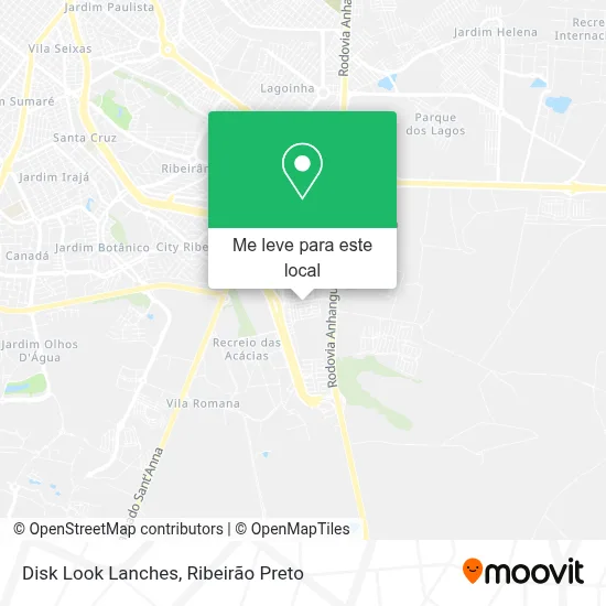 Disk Look Lanches mapa