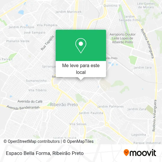 Espaco Bella Forma mapa