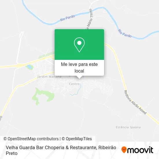 Velha Guarda Bar Choperia & Restaurante mapa
