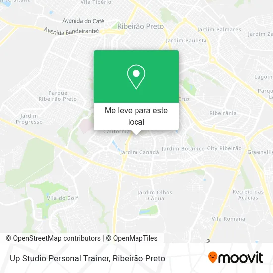 Up Studio Personal Trainer mapa