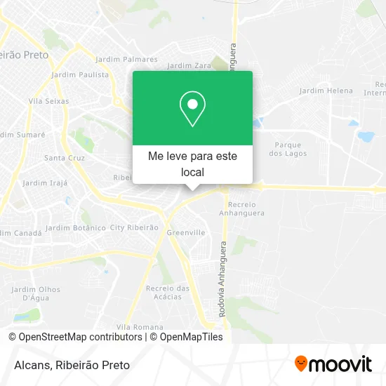 Alcans mapa