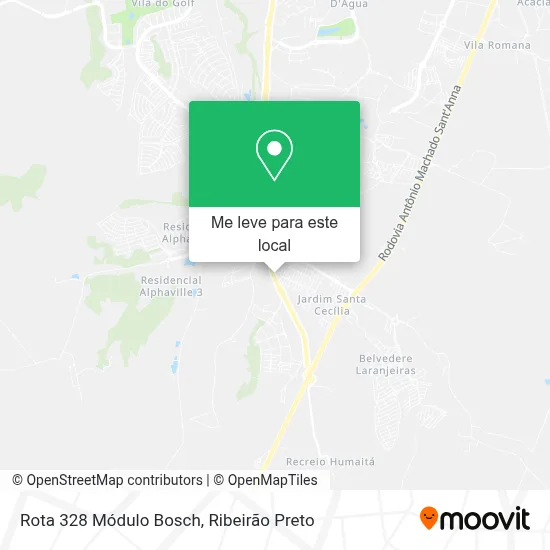 Rota 328 Módulo Bosch mapa