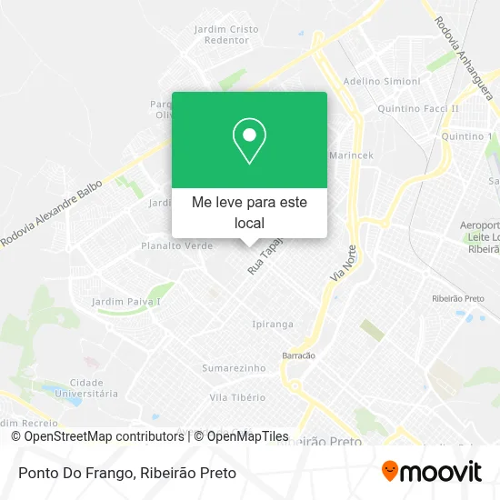 Ponto Do Frango mapa