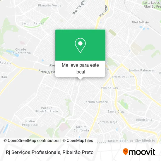Rj Serviços Profissionais mapa