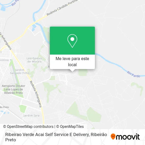 Ribeirao Verde Acai Self Service E Delivery mapa