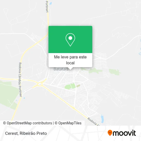 Cerest mapa