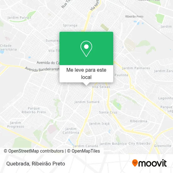 Quebrada mapa