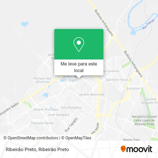 Ribeirão Preto mapa