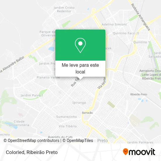 Colorled mapa