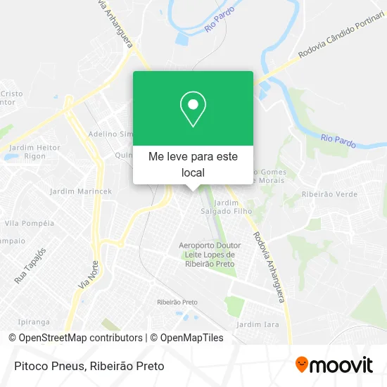 Pitoco Pneus mapa