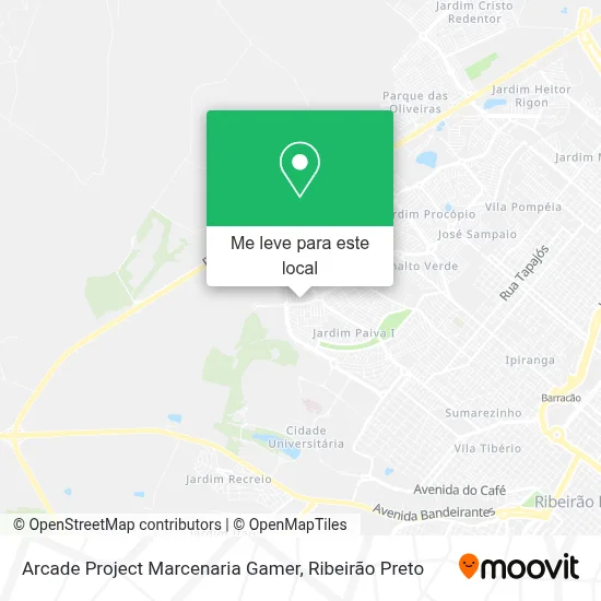 Arcade Project Marcenaria Gamer mapa