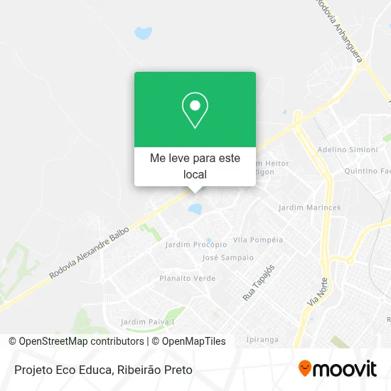Projeto Eco Educa mapa