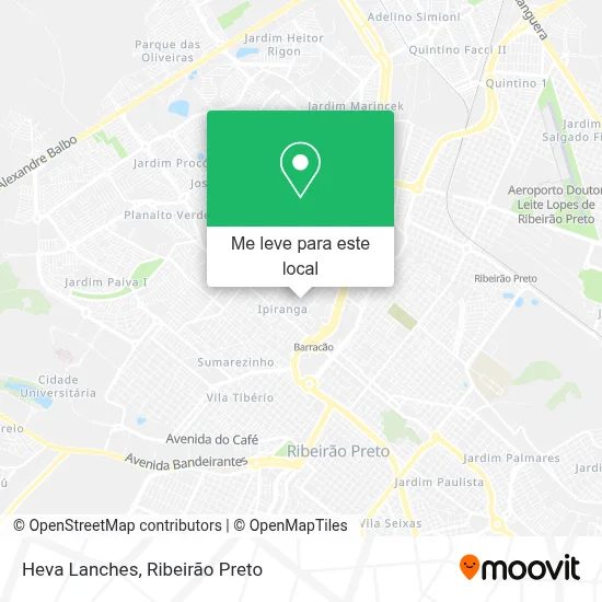 Heva Lanches mapa