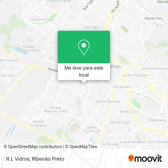 R.L Vidros mapa