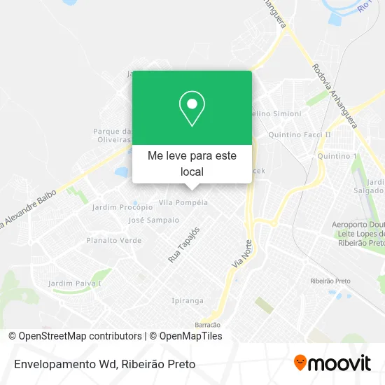 Envelopamento Wd mapa