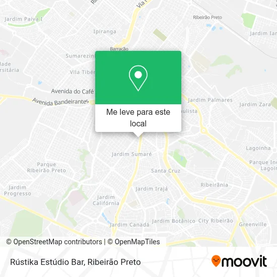 Rústika Estúdio Bar mapa