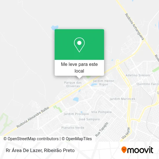 Rr Área De Lazer mapa