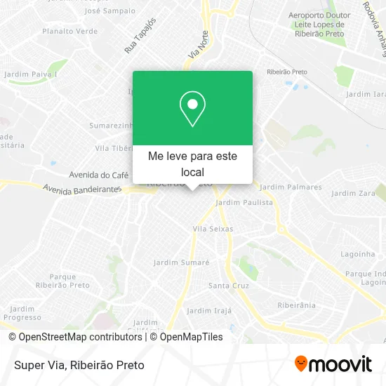 Super Via mapa