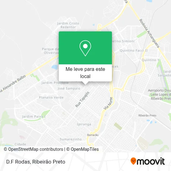 D.F Rodas mapa