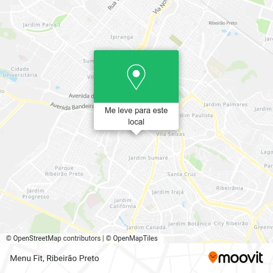 Menu Fit mapa