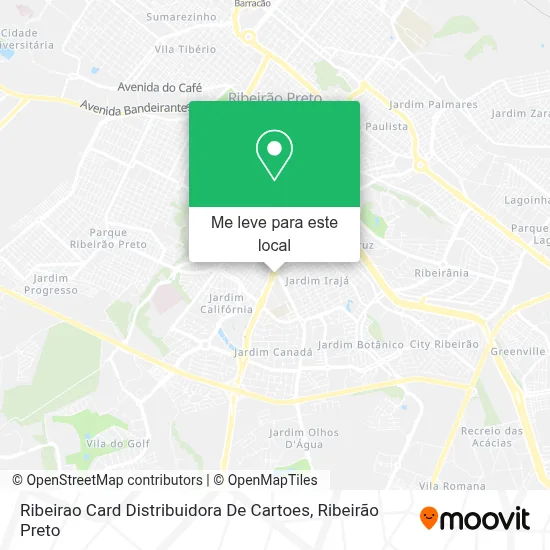 Ribeirao Card Distribuidora De Cartoes mapa