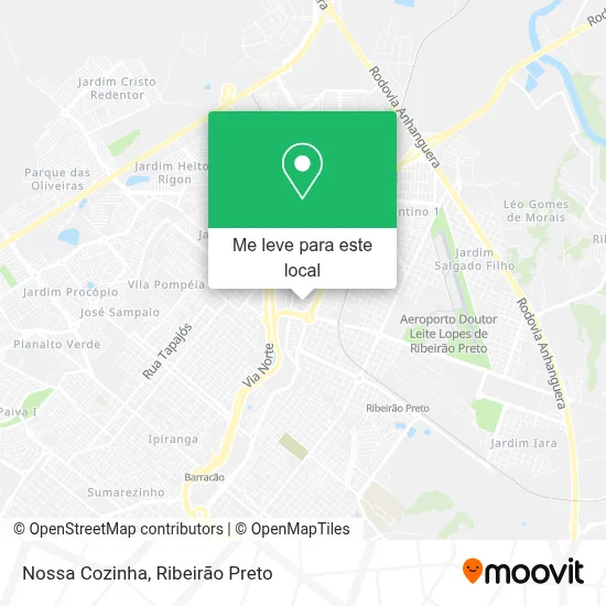 Nossa Cozinha mapa
