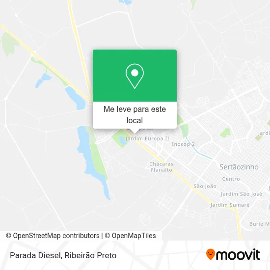 Parada Diesel mapa