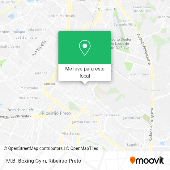 M.B. Boxing Gym mapa