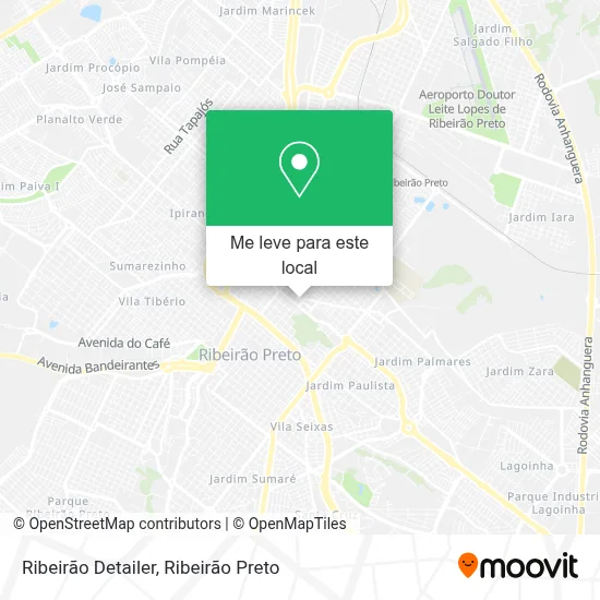 Ribeirão Detailer mapa