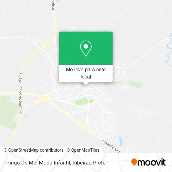 Pingo De Mel Moda Infantil mapa