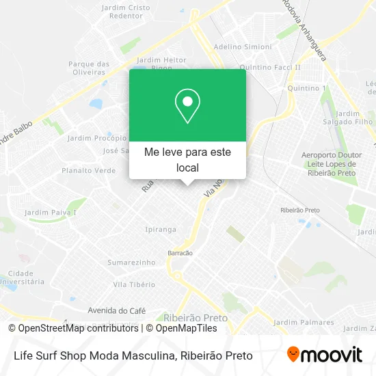 Life Surf Shop Moda Masculina mapa